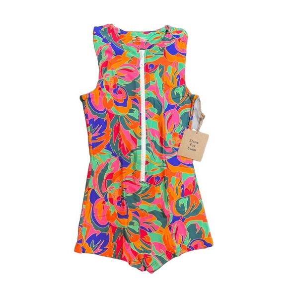 Stone Fox Swim Rafa One Piece in Stained Glass Size M